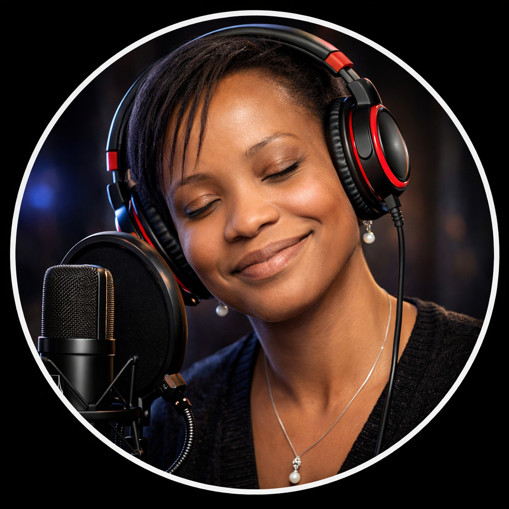 Blessing Busch professional voice actor logo